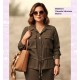 Chaqueta Sahariana Marron