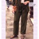 Pantalon Fluido Recto Marron