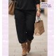 Pantalon Fluido Bombacho Black