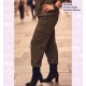 Pantalon Fluido Bombacho Marron