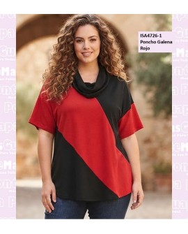 Poncho Galena Rojo