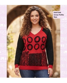 Jersey Perlita Rojo