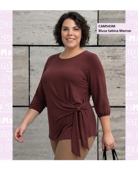 Blusa Sabina Marron